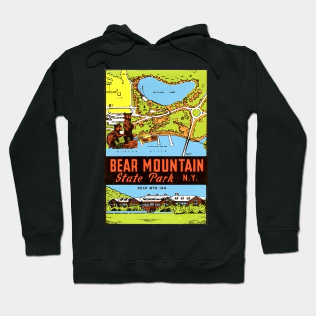 Bear Mountain State Park New York Vintage Hoodie by Hilda74